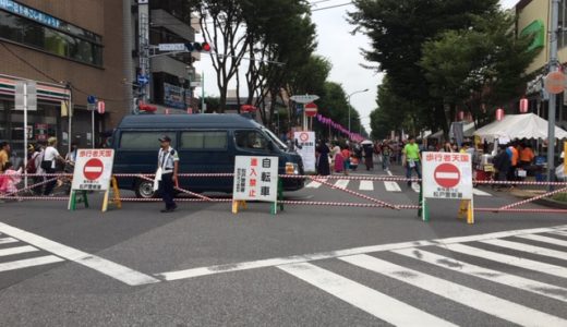 新松戸祭り(2019年) 交通規制で通行止めのエリアと時間は？